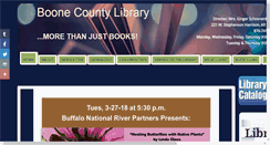 Desktop Screenshot of boonecountylibrary.org