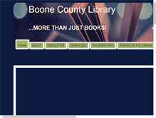 Tablet Screenshot of boonecountylibrary.org